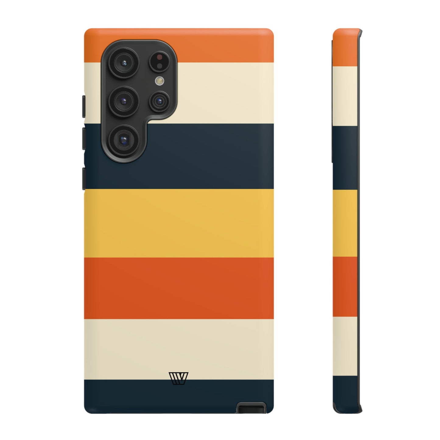 Rayas de atardecer en la playa | Funda resistente para teléfono