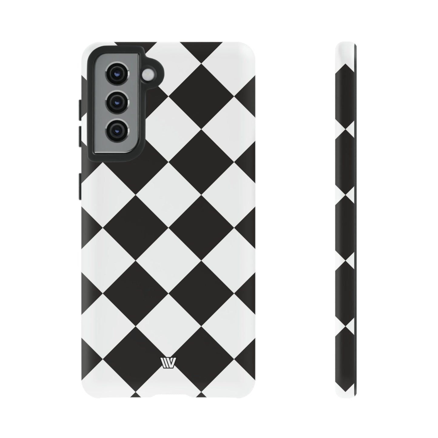 DIAMANTE BLANCO Y NEGRO | Funda resistente para teléfono
