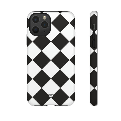 DIAMANTE BLANCO Y NEGRO | Funda resistente para teléfono