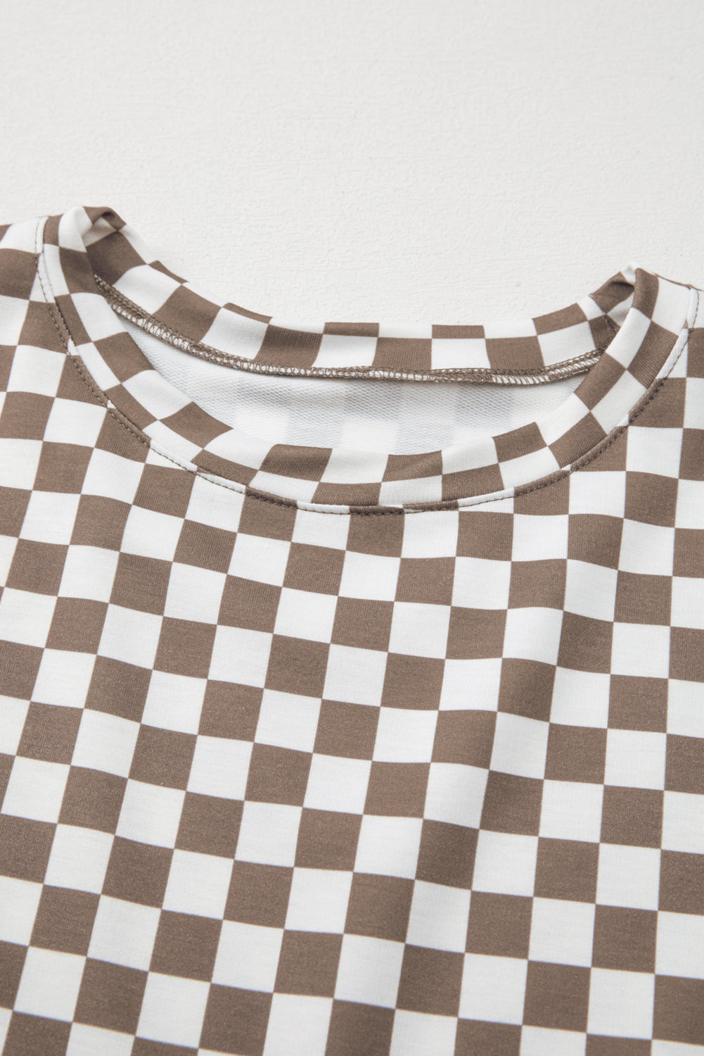 Checker Top and Shorts Set
