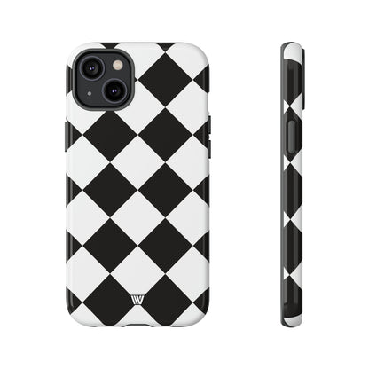 DIAMANTE BLANCO Y NEGRO | Funda resistente para teléfono