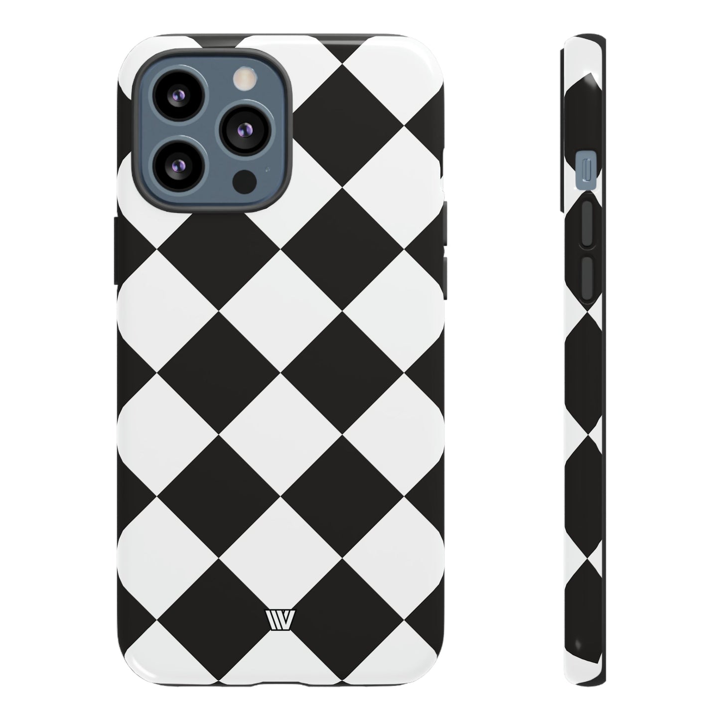 DIAMANTE BLANCO Y NEGRO | Funda resistente para teléfono
