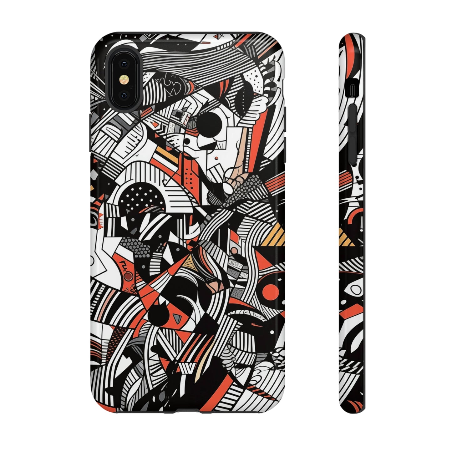 DOODLE ABSTRACTO #3 | Funda resistente para teléfono