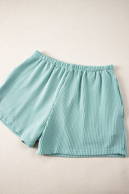 Corded Knit Tee and Shorts Set