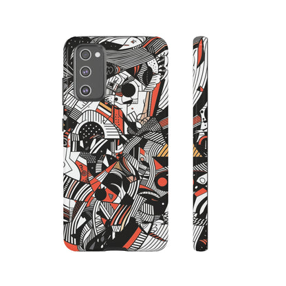 DOODLE ABSTRACTO #3 | Funda resistente para teléfono