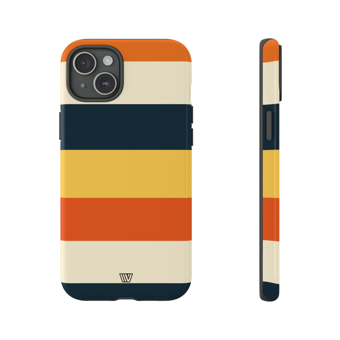 Rayas de atardecer en la playa | Funda resistente para teléfono