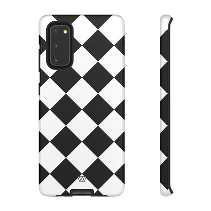 DIAMANTE BLANCO Y NEGRO | Funda resistente para teléfono