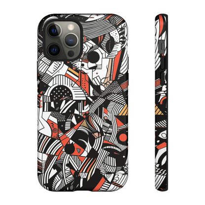 DOODLE ABSTRACTO #3 | Funda resistente para teléfono