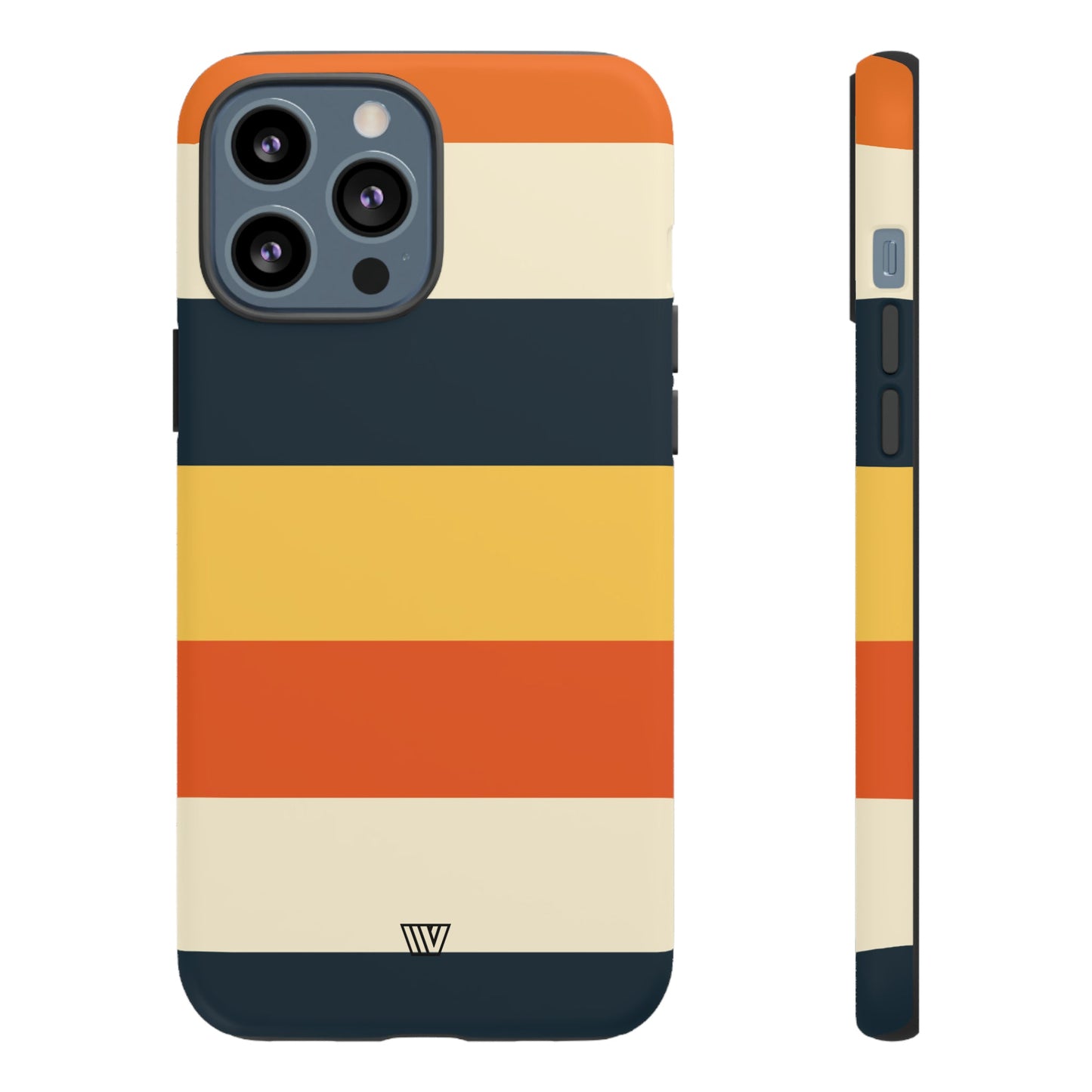 Rayas de atardecer en la playa | Funda resistente para teléfono