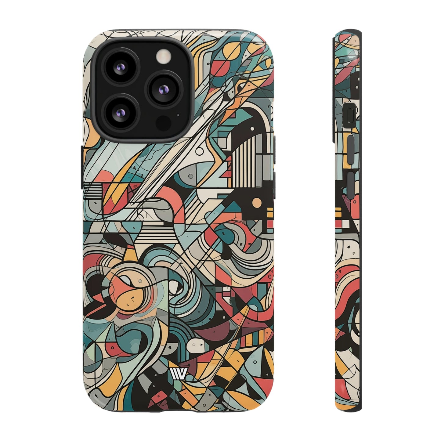 DOODLE ABSTRACTO #2 | Funda resistente para teléfono