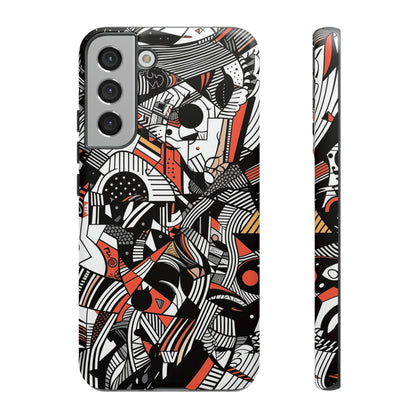 DOODLE ABSTRACTO #3 | Funda resistente para teléfono