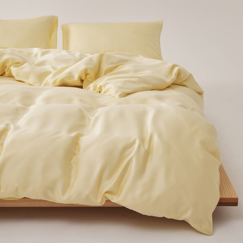 Adeline Pastel Silky Cooling TENCEL™ Bedding Set / Pink