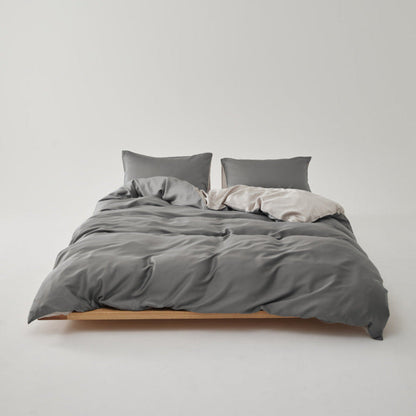 Adeline Pastel Silky Cooling TENCEL™ Bedding Set / Pink