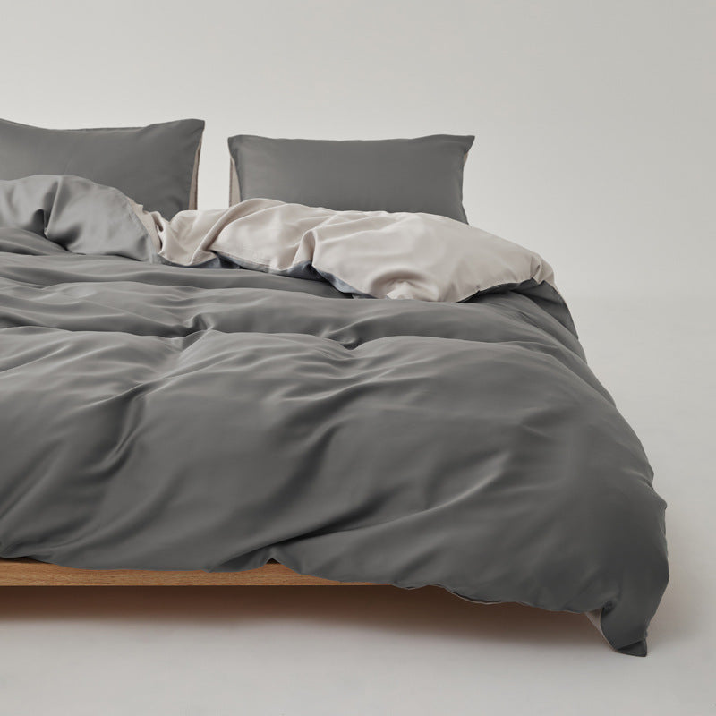 Adeline Pastel Silky Cooling TENCEL™ Bedding Set / Purple