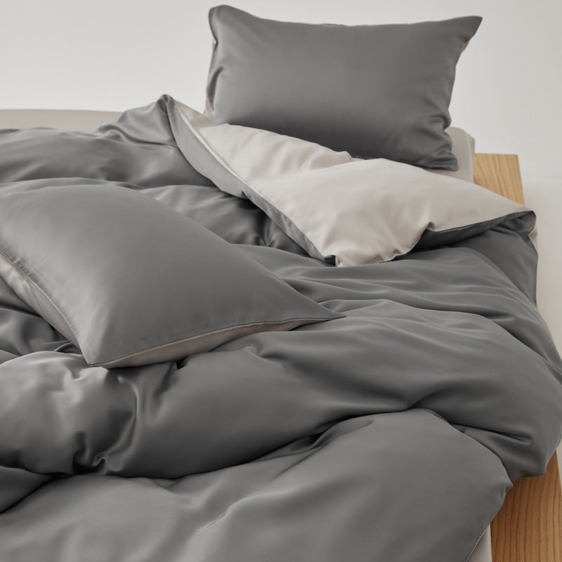 Adeline Pastel Silky Cooling TENCEL™ Bedding Set / Blue