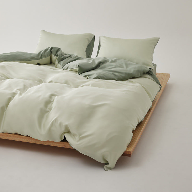Adeline Pastel Silky Cooling TENCEL™ Bedding Set / Blue