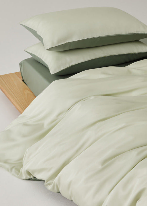 Adeline Pastel Silky Cooling TENCEL™ Bedding Set / Pink