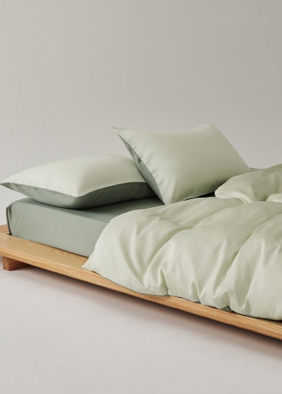 Adeline Pastel Silky Cooling TENCEL™ Bedding Set / Blue