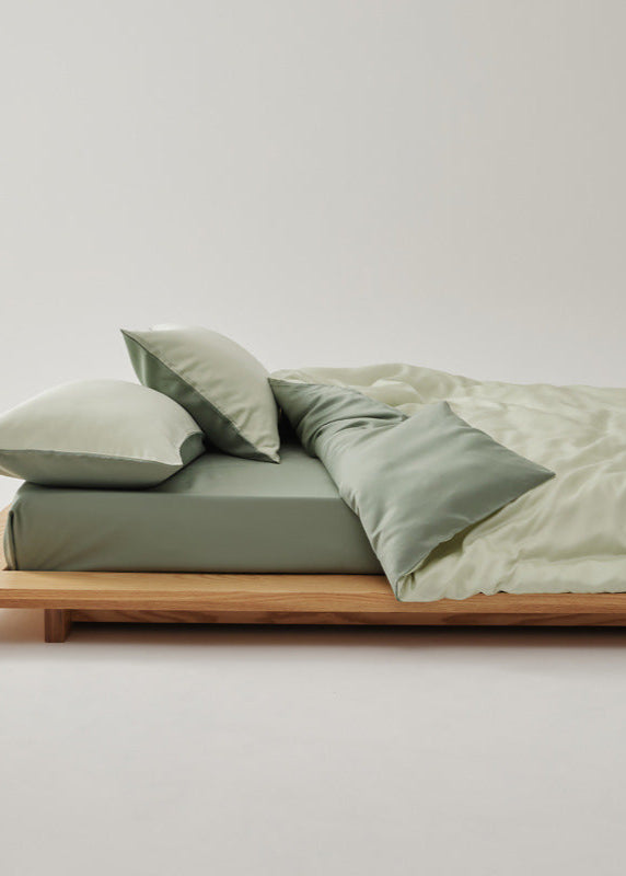 Adeline Pastel Silky Cooling TENCEL™ Bedding Set / Gray