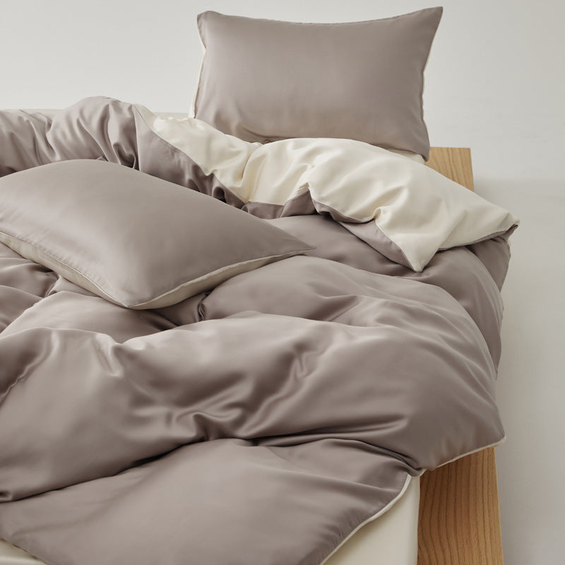 Adeline Pastel Silky Cooling TENCEL™ Bedding Set / Blue