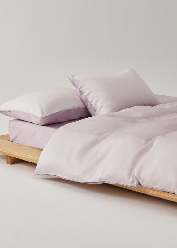 Adeline Pastel Silky Cooling TENCEL™ Bedding Set / Purple