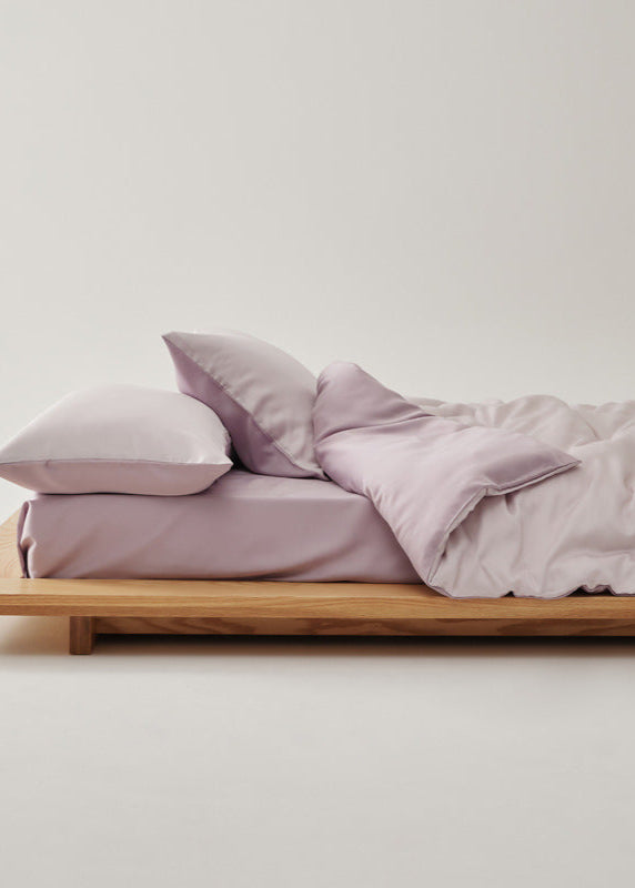 Adeline Pastel Silky Cooling TENCEL™ Bedding Set / Pink