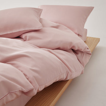 Adeline Pastel Silky Cooling TENCEL™ Bedding Set / Pink