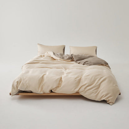 Adeline Pastel Silky Cooling TENCEL™ Bedding Set / Cream