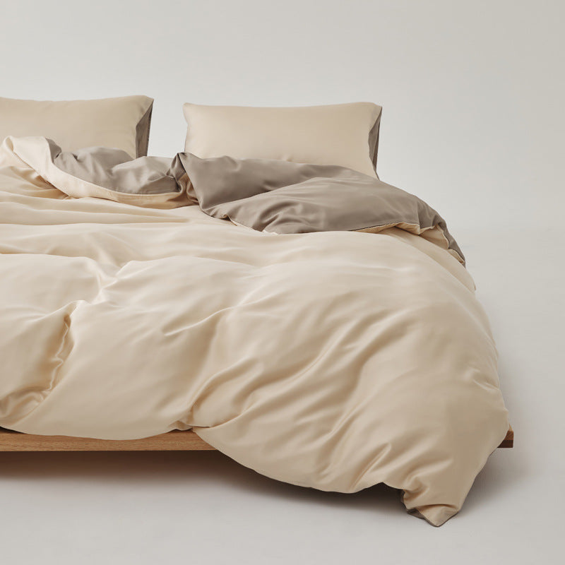 Adeline Pastel Silky Cooling TENCEL™ Bedding Set / Pink