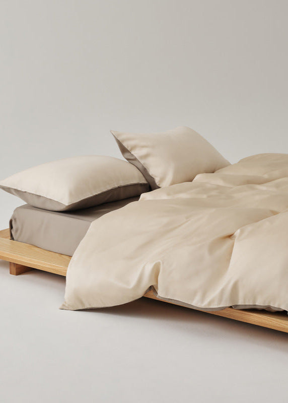 Adeline Pastel Silky Cooling TENCEL™ Bedding Set / Pink