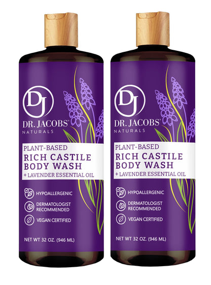 Gel de baño de Castilla y lavanda (All American)