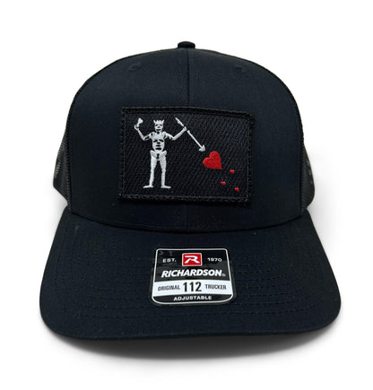 Blackbeards Flag Hat | Richardson 112 | Black