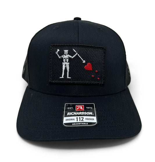 Blackbeards Flag Hat | Richardson 112 | Black