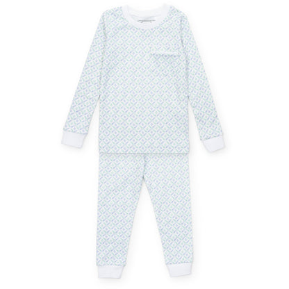 Bradford Boys' Pajama Pant Set - School Plaid Blue