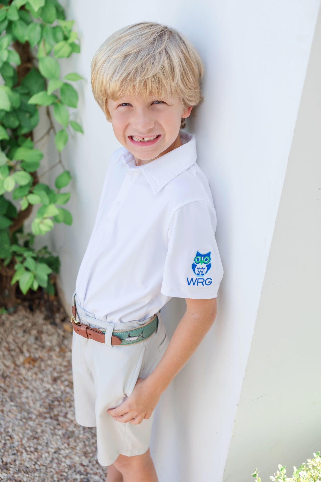 Polo deportivo Will para niño de LH Sport - Blanco