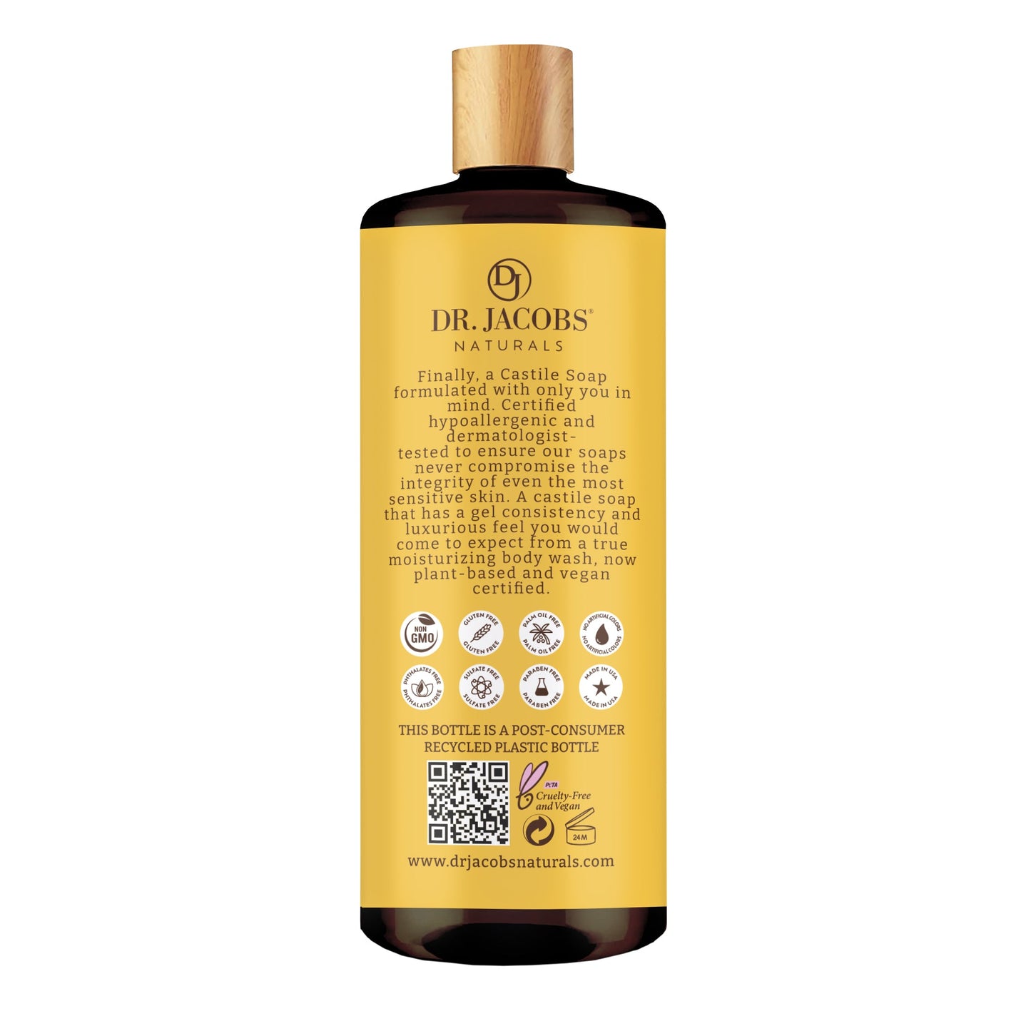 Gel de baño de Castilla con almendras (All American) 32 oz
