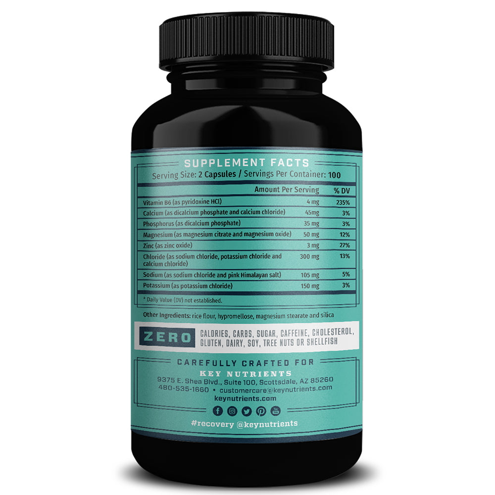 Electrolyte Hydration Pills (capsule form)