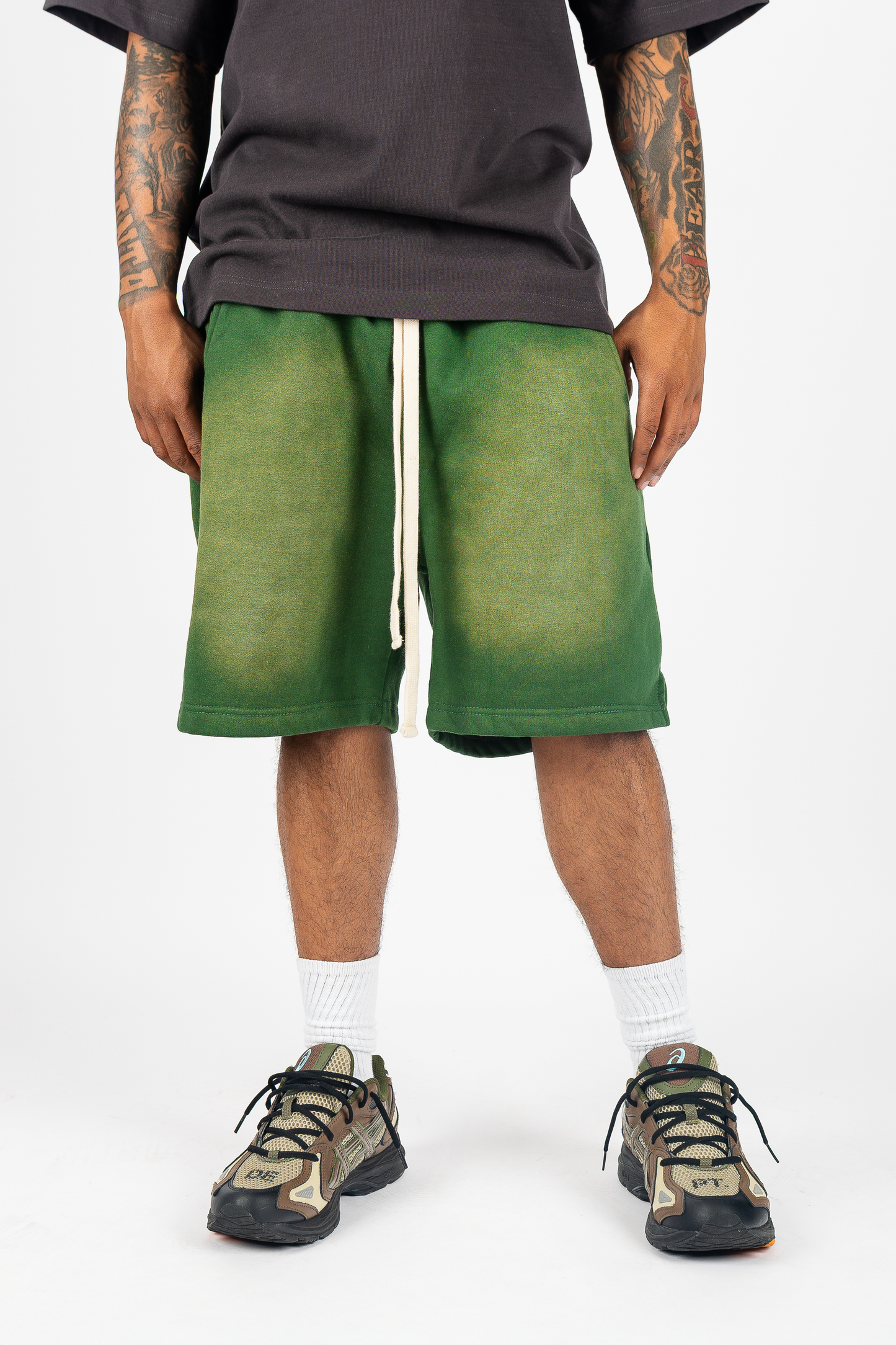 KTL Studios Sun-Dried Bleached Shorts
