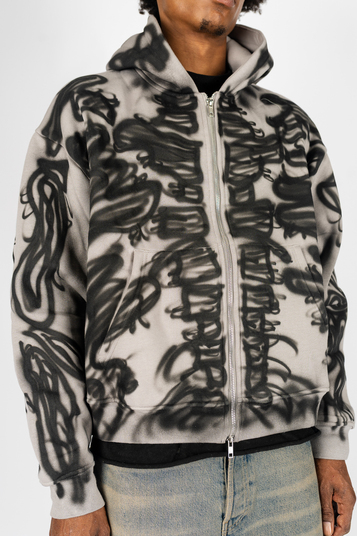 DedWrldWide Superline Zip Up Collab