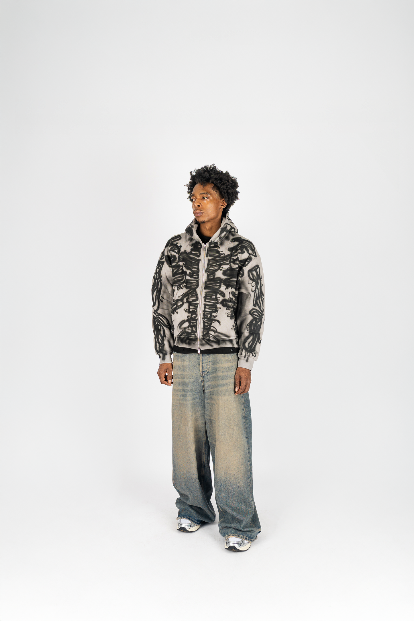 DedWrldWide Superline Zip Up Collab