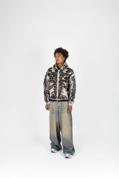 DedWrldWide Superline Zip Up Collab