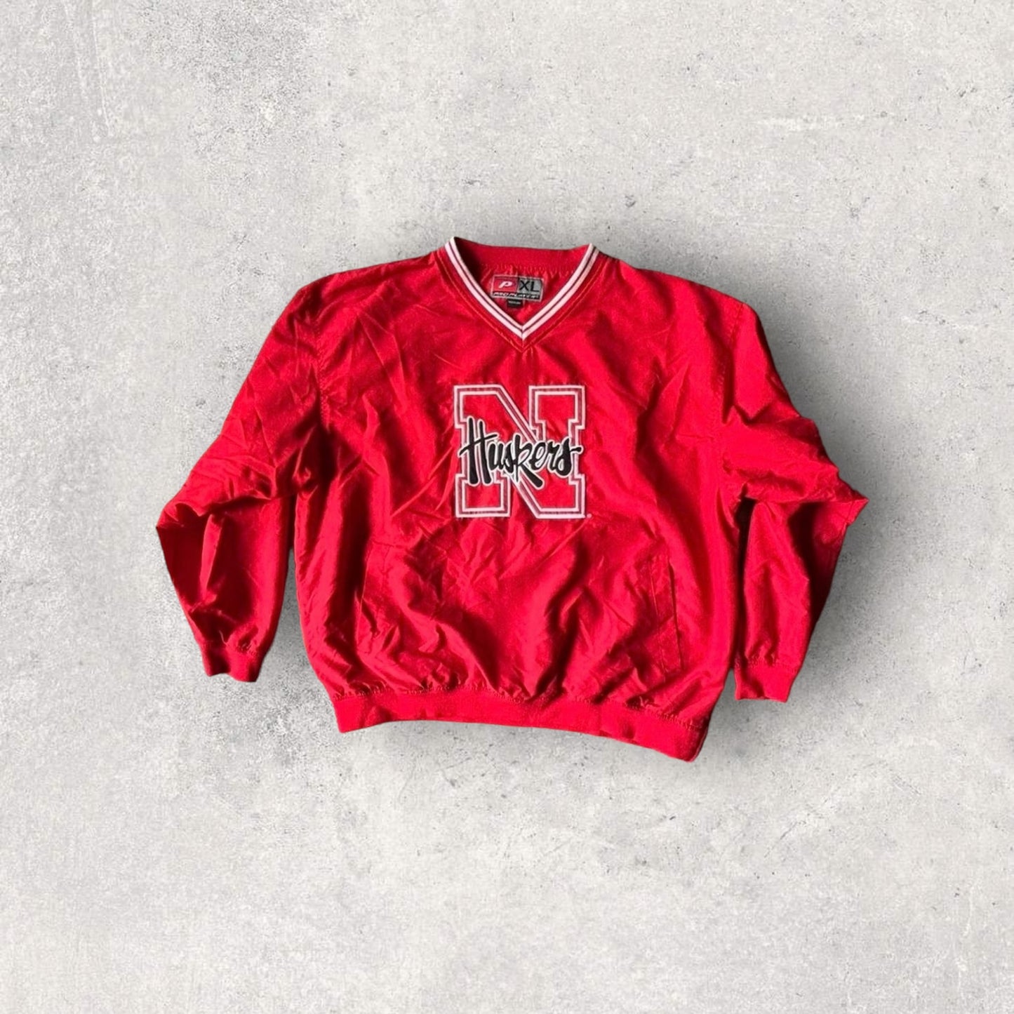 Red Nebraska Huskers x Windbreaker XL