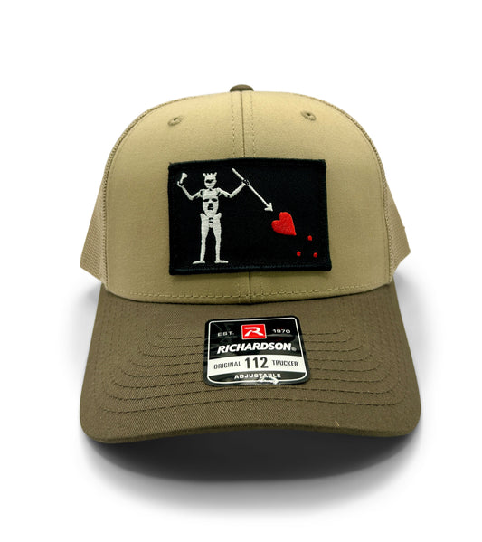 Blackbeards Flag Hat | Richardson 112 | Khaki