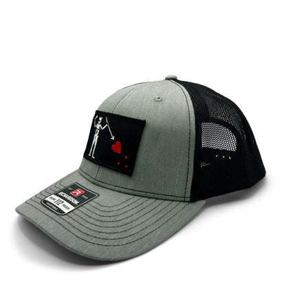 Blackbeards Flag Hat | Richardson 112 | Heather Black