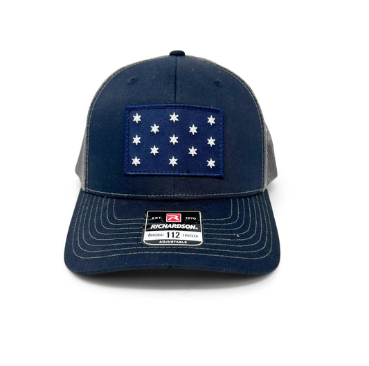 Washingtons Headquarters Patch Hat | Richardson 112 | Navy Grey