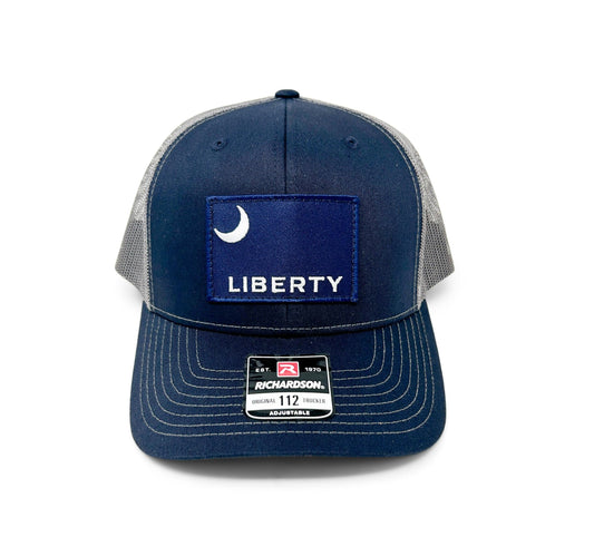 Moultrie Flag Patch Hat | Richardson 112 | Navy Grey