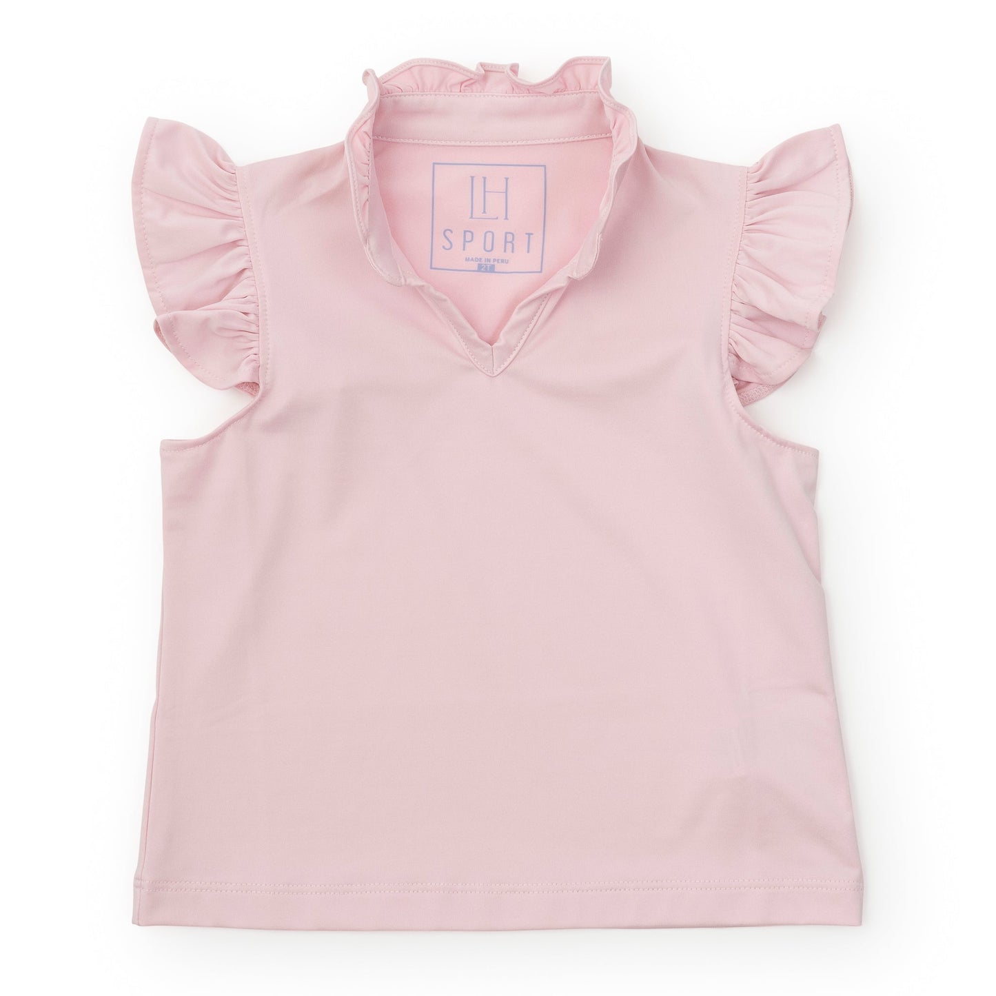 Top deportivo sin mangas Ellie para niña de LH Sport - Rosa claro