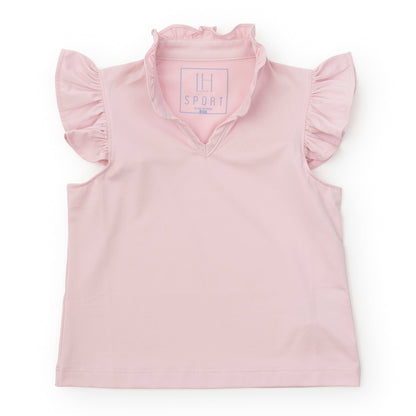 Top deportivo sin mangas Ellie para niña de LH Sport - Rosa claro