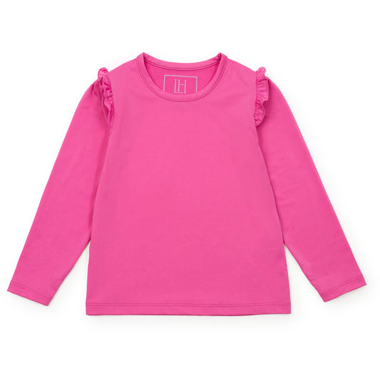 Mia Girls' Longsleeve Performance Top by LH Sport - Hot Pink