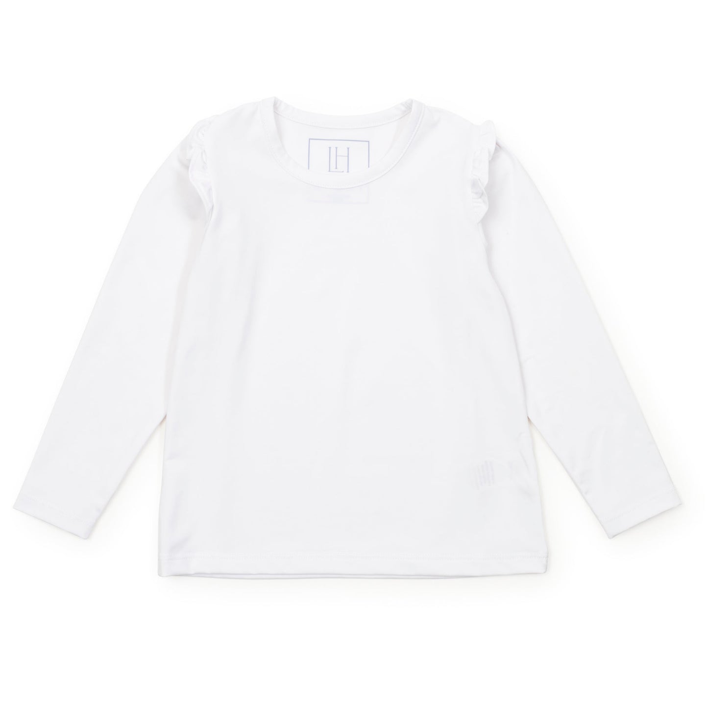 Camiseta deportiva de manga larga Mia para niña de LH Sport - Blanco